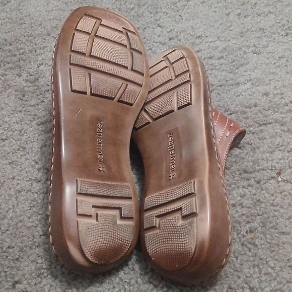Naturalizer Canna brown leather sandals  Sz 9W  EUC - Picture 8 of 8